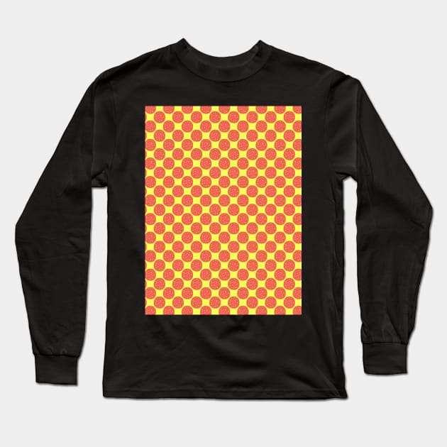 Pepperoni Pattern Long Sleeve T-Shirt by fernandaffp